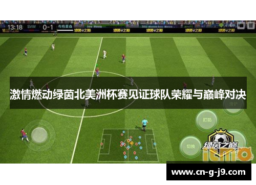 激情燃动绿茵北美洲杯赛见证球队荣耀与巅峰对决